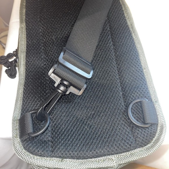 SAVE THE OCEAN SUSTAINABLE SLING BAG OLIVE GREEN CROSSBODY PURSE - Picture 8 of 14